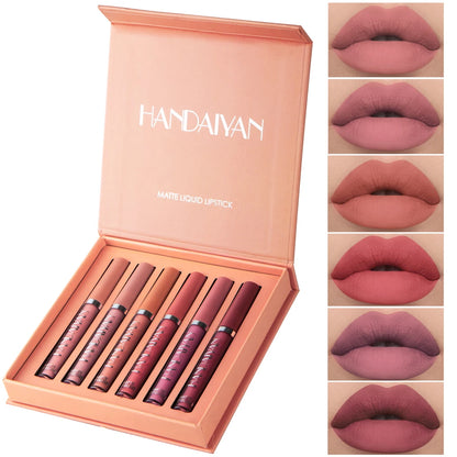 HANDAIYAN 6-Piece Liquid Lipstick Set