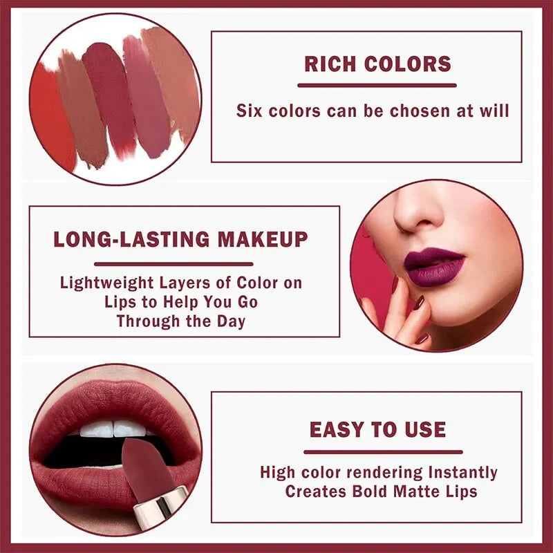 Smudge-Proof Liquid Matte Lipstick