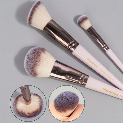 MAANGE 30pcs Professional Makeup Brush Set With Bag