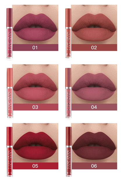 HANDAIYAN 6-Piece Liquid Lipstick Set