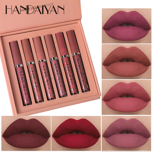 HANDAIYAN 6-Piece Liquid Lipstick Set