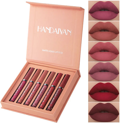 HANDAIYAN 6-Piece Liquid Lipstick Set