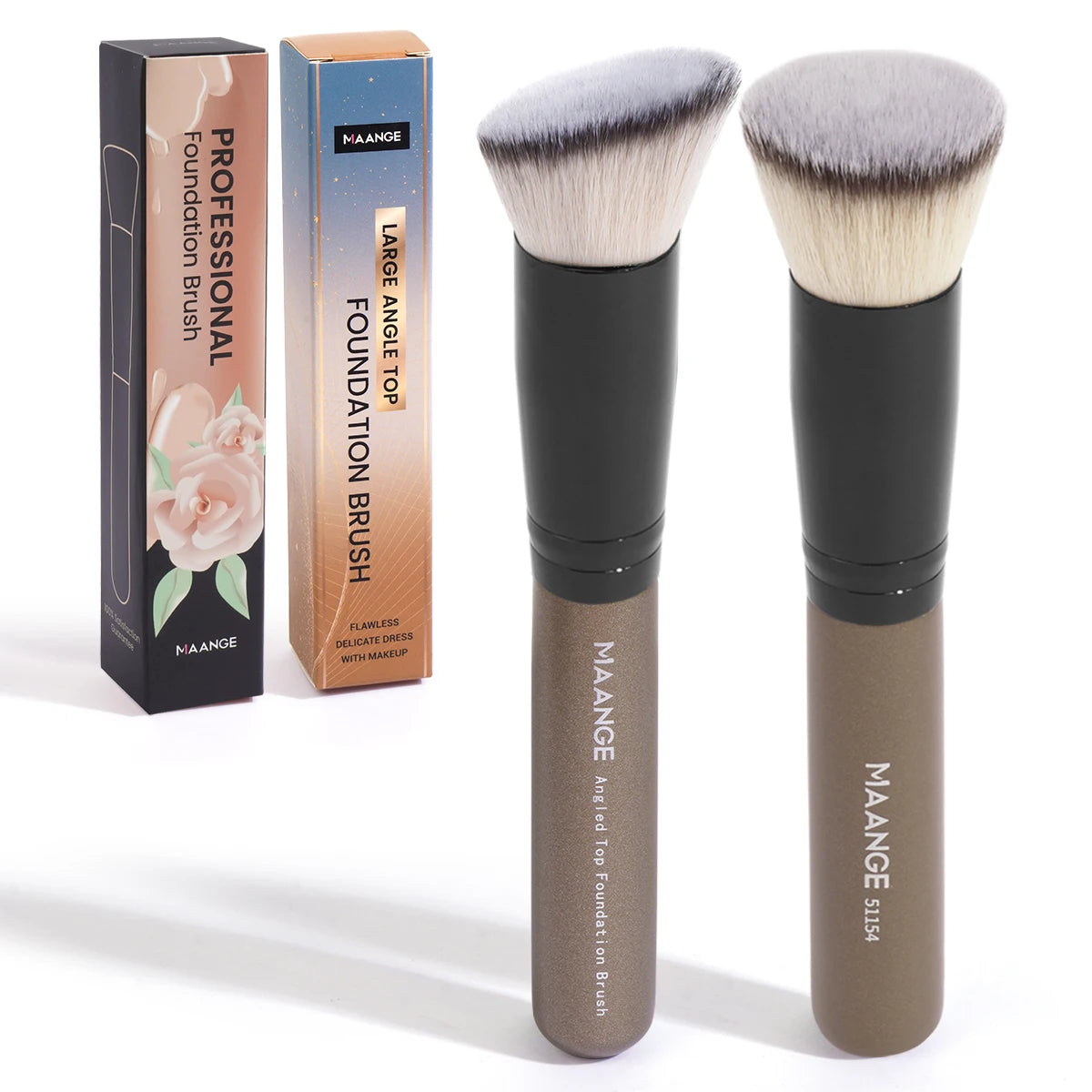 MAANGE 2PCS Foundation Makeup Brush Set